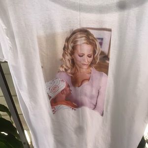 Little man & don’t b a menace tee medium